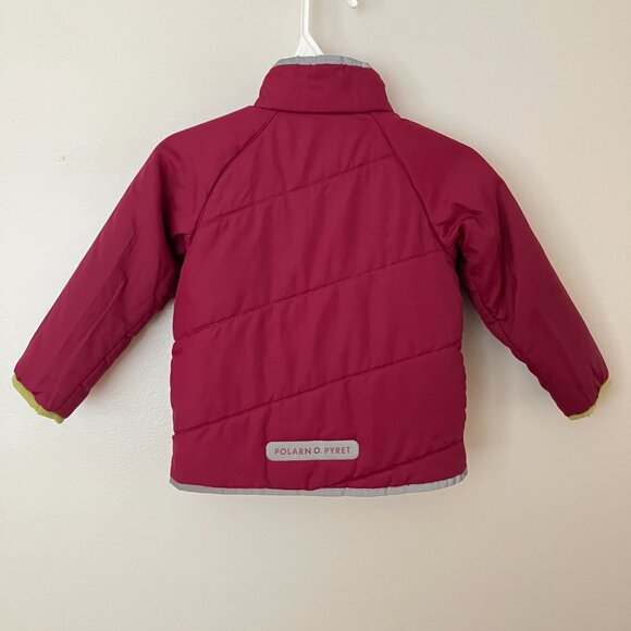 92cm Polarn O. Pyret Reversible Lightweight Puffer Jacket - Picture 3 of 6